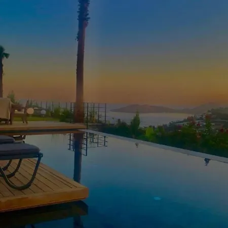 Willa Toscana Yalikavak Sonsuz Havuz Lueks Villada Tatil
